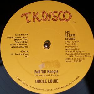 Front Cover Single Uncle Louie - Full-tilt Boogie