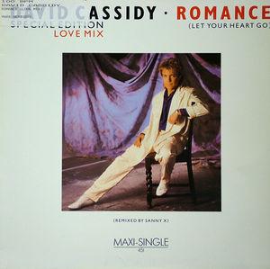 Front Cover Single David Cassidy - Romance (Love Mix)