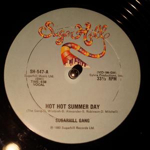 Front Cover Single Sugarhill Gang - Hot Hot Summer Day