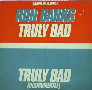 Front Cover Single Ron Banks - Truly Bad