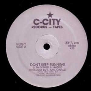 Front Cover Single L. Mcdonald - Don't Keep Running