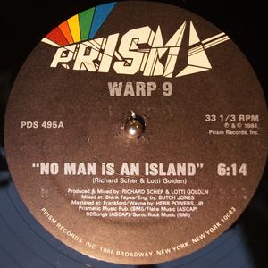 Front Cover Single Warp 9 - No Man Is An Island