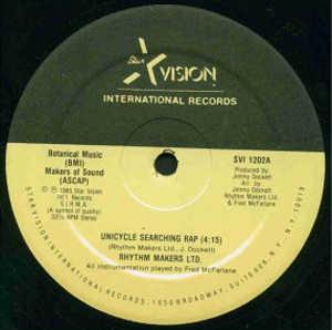 Front Cover Single Rhythm Makers Ltd. - Unicycle Searching Rap