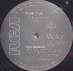 Front Cover Single Houseband - Funk It Up