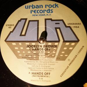 Front Cover Single Jocelyn Brown - Hands Off