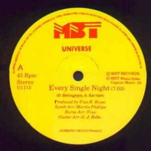 Front Cover Single Universe - Every Single Night