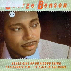 Front Cover Single George Benson - Never Give Up On A Good Thing