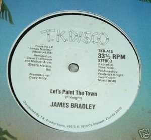 Front Cover Single James Bradley - Let's Paint The Town