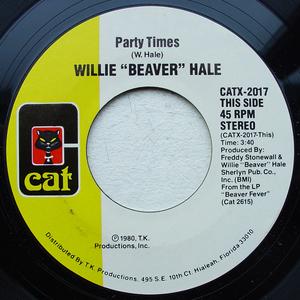 Front Cover Single Willie 'beaver' Hale - Party Times