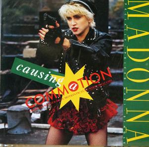 Front Cover Single Madonna - Causing A Commotion
