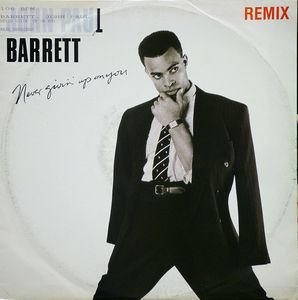 Front Cover Single John Paul Barrett - Never Givin' Up On You (remix)