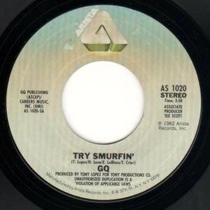 Front Cover Single G.q. - Try Smurfin'