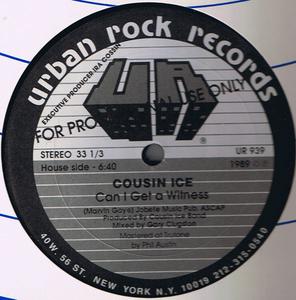 Front Cover Single Cousin Ice - Can I Get A Witness