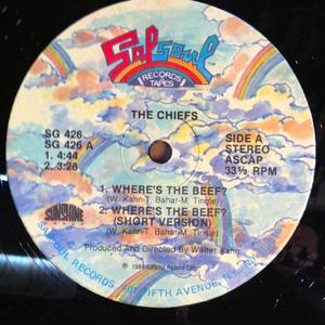 Front Cover Single The Chiefs - Where's The Beef?