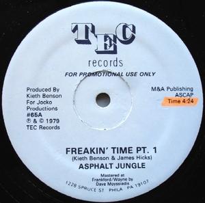 Front Cover Single Asphalt Jungle - Freakin' Time 