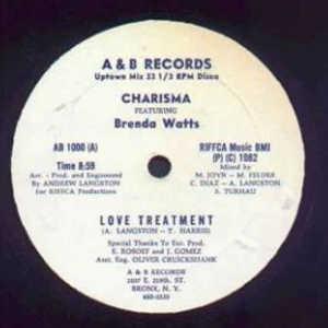 Front Cover Single Charisma - Love Treatment
