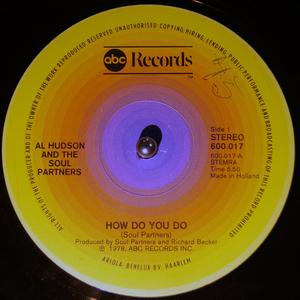 Front Cover Single Al Hudson - How Do You Do