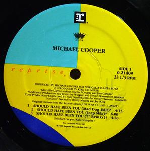 Front Cover Single Michael Cooper - Should Have Been You
