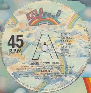 Front Cover Single Aurra - When I Come Home (Remix)