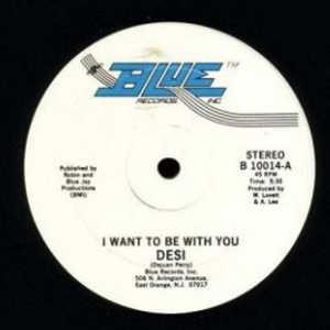 Front Cover Single Desi - I Want To Be With You