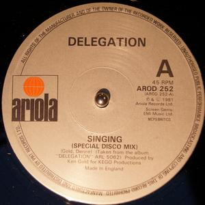 Front Cover Single Delegation - Singing