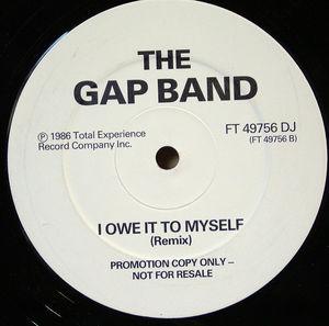 Front Cover Single The Gap Band - I Owe It To Myself (remix)