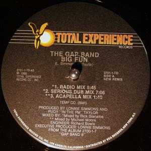 Front Cover Single The Gap Band - Big Fun
