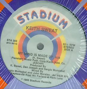 Front Cover Single Keith Sweat - My Mind Is Made Up