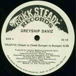 Front Cover Single Greyship Daviz - Traffic (Cheek To Cheek Bumper To Bumper)