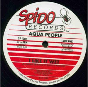 Front Cover Single Aqua People - I Like It Wet
