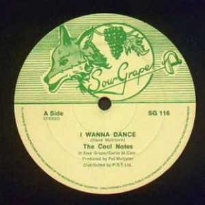 Front Cover Single The Cool Notes - I Wanna Dance