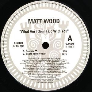Front Cover Single Matt Wood - What Am I Gonna Do With You