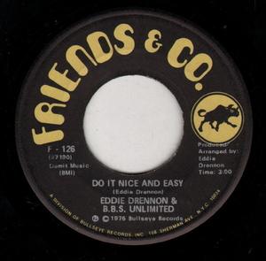 Front Cover Single Eddie Drennon & B.b.s. Unlimited - Do It Nice And Easy