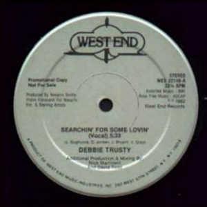 Front Cover Single Debbie Trusty - Searchin' For Some Lovin'