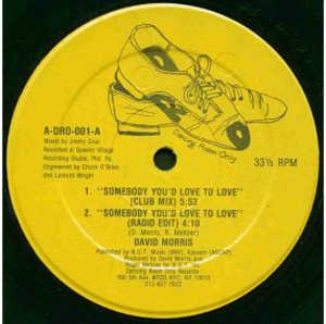 Front Cover Single David Morris - Somebody You'd Love To Love