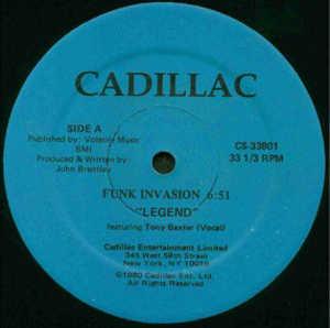 Front Cover Single Legend (feat. Tony Baxter) - Funk Invasion
