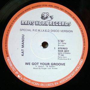 Front Cover Single Kat-mandu - We Got Your Groove