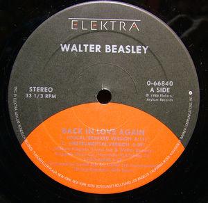 Front Cover Single Walter Beasley - Back In Love Again