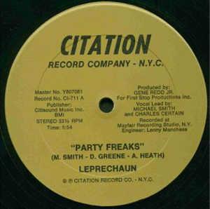 Front Cover Single Leprechaun - Party Freaks