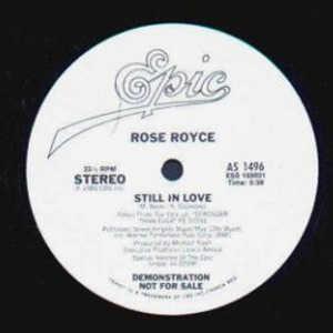 Front Cover Single Rose Royce - Still In Love