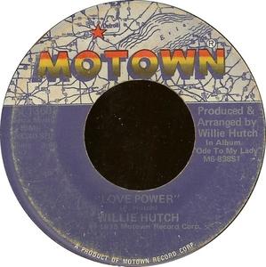 Front Cover Single Willie Hutch - Love Power
