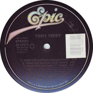 Front Cover Single Tony Terry - Young Love