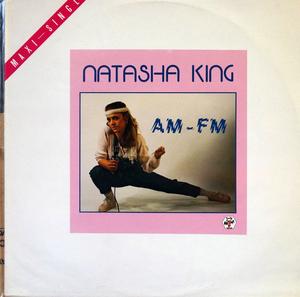 Front Cover Single Natasha King - Am Fm