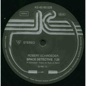 Front Cover Single Robert Schroeder - Space Detective