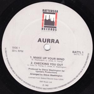 Front Cover Single Aurra - Make Up Your Mind