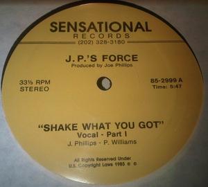 Front Cover Single J.p.'s Force - Shake What You Got
