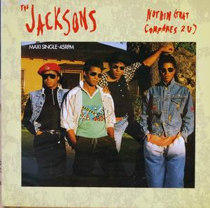 Front Cover Single The Jacksons - Nothing That Compares 2 U