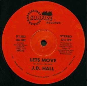 Front Cover Single J.d. Hall - Let's Move