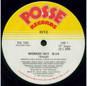 Front Cover Single Ritz - Workin' Out