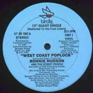 Front Cover Single Ronnie Hudson - West Coast Poplock